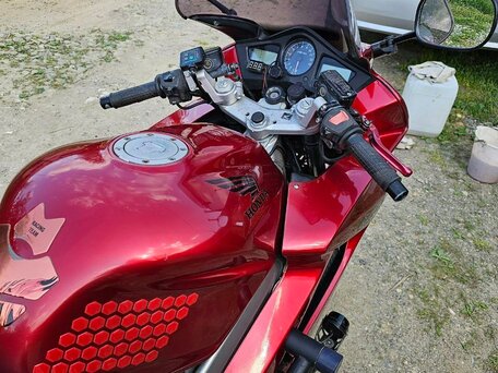 2004 Honda VFR 800, пурпурный, 450000 рублей, вид 3