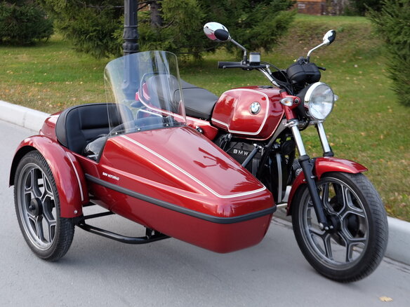 1985 BMW R 80, пурпурный