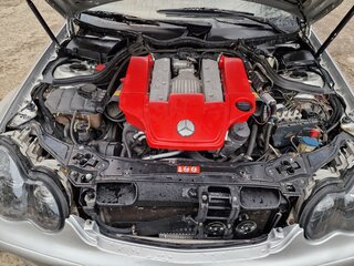2001 Mercedes-Benz C-Класс AMG 32 AMG II (W203), серебристый, 1300000 рублей, вид 3