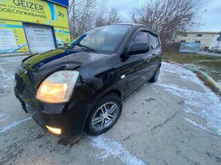 2007 Kia Picanto I Рестайлинг, чёрный, 487000 рублей, вид 1