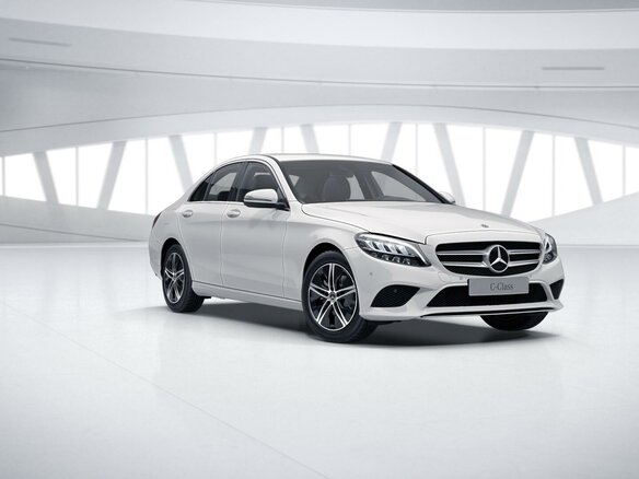 2019 Mercedes-Benz C-Класс 180 IV (W205) Рестайлинг, белый