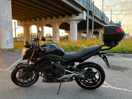 2011 Kawasaki ER-6N, чёрный, 425000 рублей, вид 1
