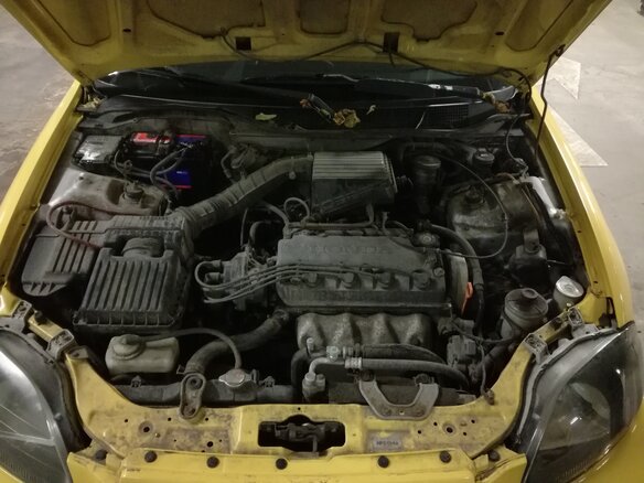 1998 Honda Civic VI, жёлтый - вид 7