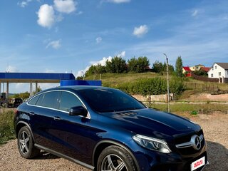 2017 Mercedes-Benz GLE Coupe 350 d I (C292), синий, 4440000 рублей, вид 3