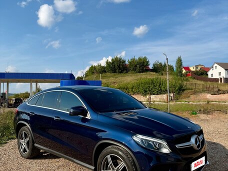 2017 Mercedes-Benz GLE Coupe 350 d I (C292), синий, 4440000 рублей, вид 3