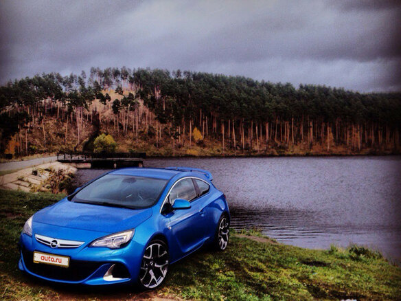 2012 Opel Astra OPC J, синий