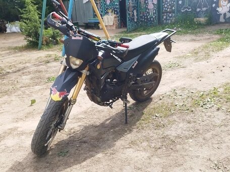 2009 Baltmotors Motard 200, чёрный, 75000 рублей, вид 1