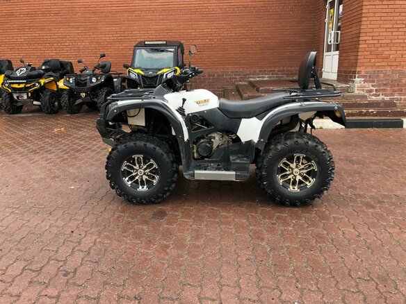 2015 Stels ATV-600YS Leopard, белый - вид 1