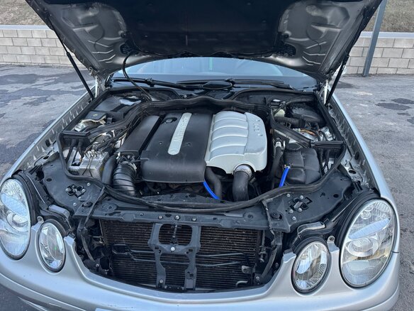 2003 Mercedes-Benz E-Класс 220 III (W211, S211), серебристый, 850000 рублей - вид 12