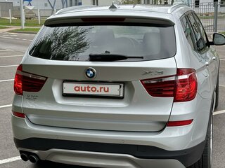 2016 BMW X3 28i xDrive II (F25) Рестайлинг, серебристый, 2350000 рублей, вид 2