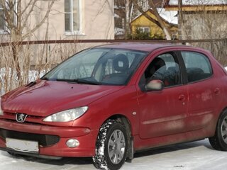 2008 Peugeot 206, красный, 320000 рублей, вид 1