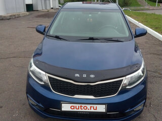 2016 Kia Rio III Рестайлинг, синий, 1375000 рублей, вид 1