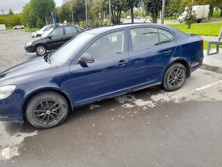 2012 Skoda Octavia II (A5) Рестайлинг, синий, 700000 рублей, вид 3