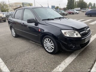 2013 Lada (ВАЗ) Granta I, чёрный, 580000 рублей, вид 1