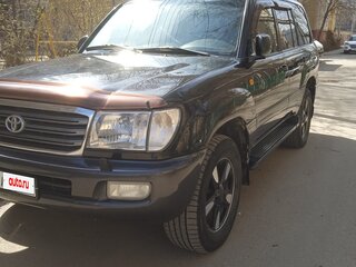 2003 Toyota Land Cruiser 100 Series Рестайлинг 1, чёрный, 1880000 рублей, вид 1