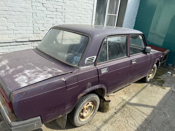 2003 Lada (ВАЗ) 2107, фиолетовый, 45000 рублей - вид 3