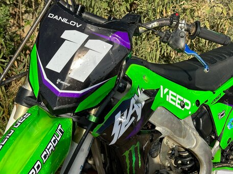 2013 Kawasaki KX 250, зелёный, 340000 рублей, вид 3