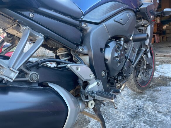 2007 Yamaha FZ1, синий, 550000 рублей - вид 13