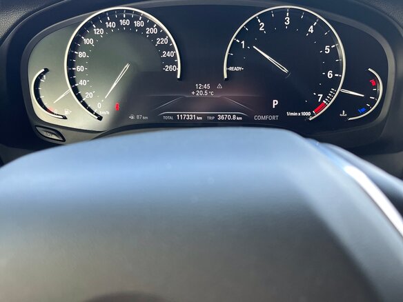 2019 BMW X3 20i xDrive III (G01), синий - вид 6