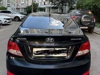 2011 Hyundai Solaris I, чёрный, 780000 рублей, вид 4