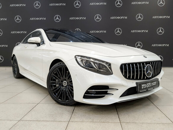 2020 Mercedes-Benz S-Класс 450 4MATIC VI (W222, C217) Рестайлинг, белый, 7750000 рублей - вид 3