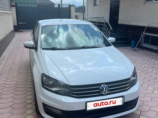 2015 Volkswagen Polo V Рестайлинг, белый, 1070000 рублей, вид 4