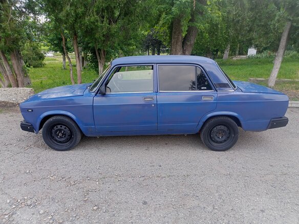 2007 Lada (ВАЗ) 2107, синий, 160000 рублей - вид 3