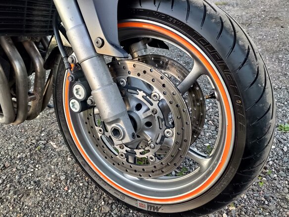 2009 Yamaha FZ6, оранжевый, 349000 рублей - вид 2