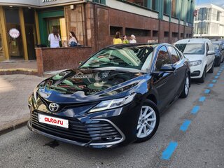 2022 Toyota Camry VIII (XV70) Рестайлинг, чёрный, 2400000 рублей, вид 3