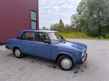 2007 Lada (ВАЗ) 2107, синий, 295000 рублей, вид 5