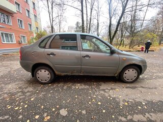 2008 Lada (ВАЗ) Kalina I, серый, 140000 рублей, вид 4