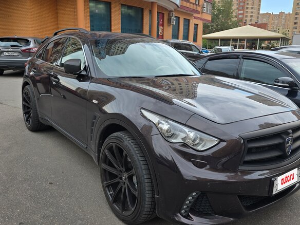 2011 Infiniti FX FX37 II (S51) Рестайлинг, коричневый - вид 4