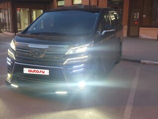 2018 Toyota Vellfire II Рестайлинг, чёрный, 4490000 рублей, вид 2