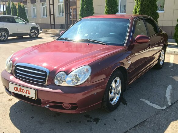 2007 Hyundai Sonata ТагАЗ IV (EF) Рестайлинг, красный, 470000 рублей