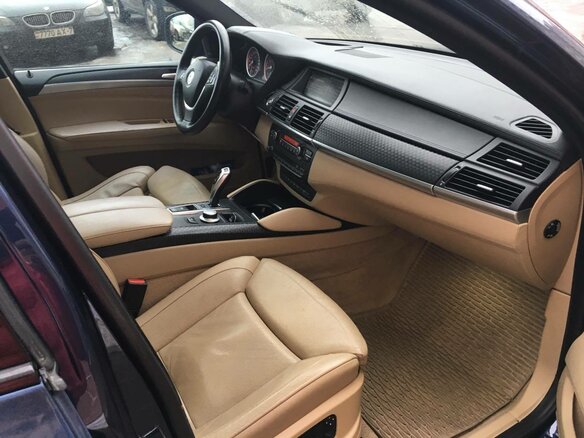2008 BMW X6 50i 6-speed I (E71), синий, 1150000 рублей - вид 4