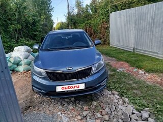 2016 Kia Rio III Рестайлинг, голубой, 415000 рублей, вид 2