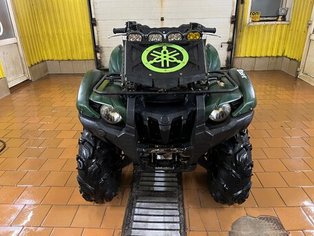 2009 Yamaha Grizzly 550, зелёный, 600000 рублей, вид 2