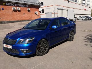 2010 Skoda Octavia RS II Рестайлинг, синий, 1100000 рублей, вид 3