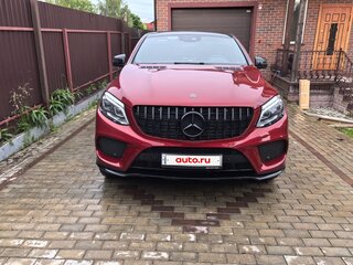 2017 Mercedes-Benz GLE Coupe 350 d I (C292), красный, 3680000 рублей, вид 2