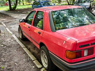 1989 Ford Sierra I Рестайлинг, красный, 250000 рублей, вид 5