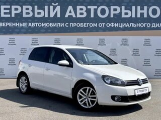 2011 Volkswagen Golf VI, белый, 699000 рублей, вид 3