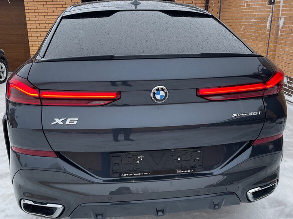 2019 BMW X6 40i III (G06), серый, 9100000 рублей - вид 6