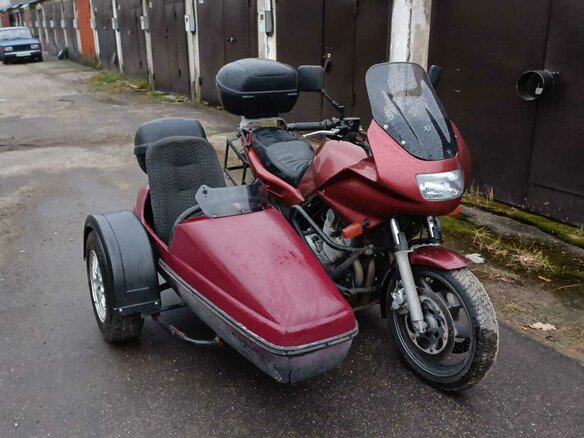 2001 Yamaha XJ900, красный, 360000 рублей