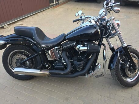 2009 Harley-Davidson Softail Custom, чёрный, 675427 рублей, вид 2