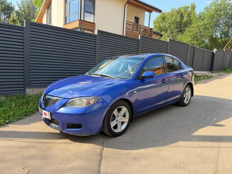 2005 Mazda 3 I (BK), синий, 310000 рублей, вид 1