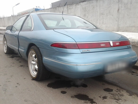 1993 Lincoln Mark VIII I, голубой - вид 6