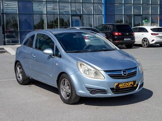 2007 Opel Corsa D, голубой, 400000 рублей, вид 3