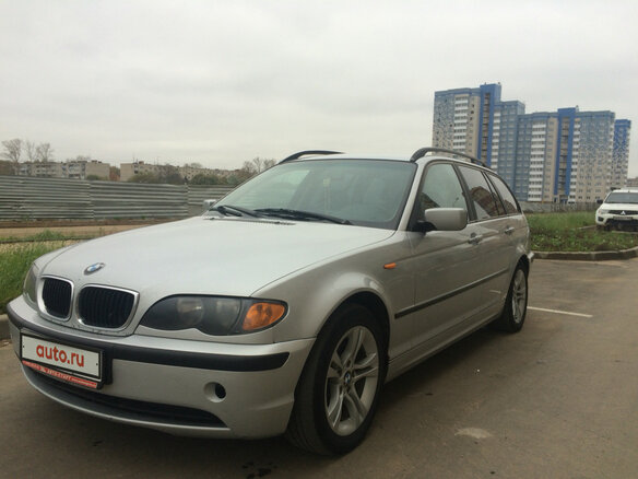 2002 BMW 3 серии 320d IV (E46) Рестайлинг, серый - вид 9