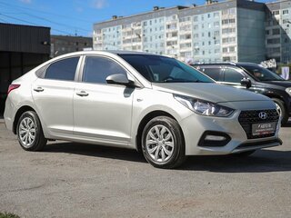 2019 Hyundai Solaris II, бежевый, 1369000 рублей, вид 4