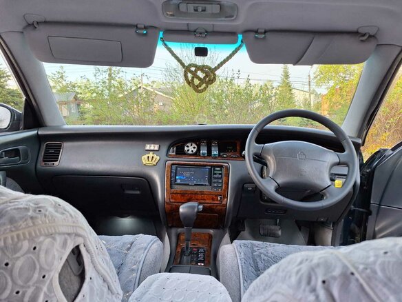 1994 Toyota Crown IX (S140), зелёный, 1950000 рублей - вид 12